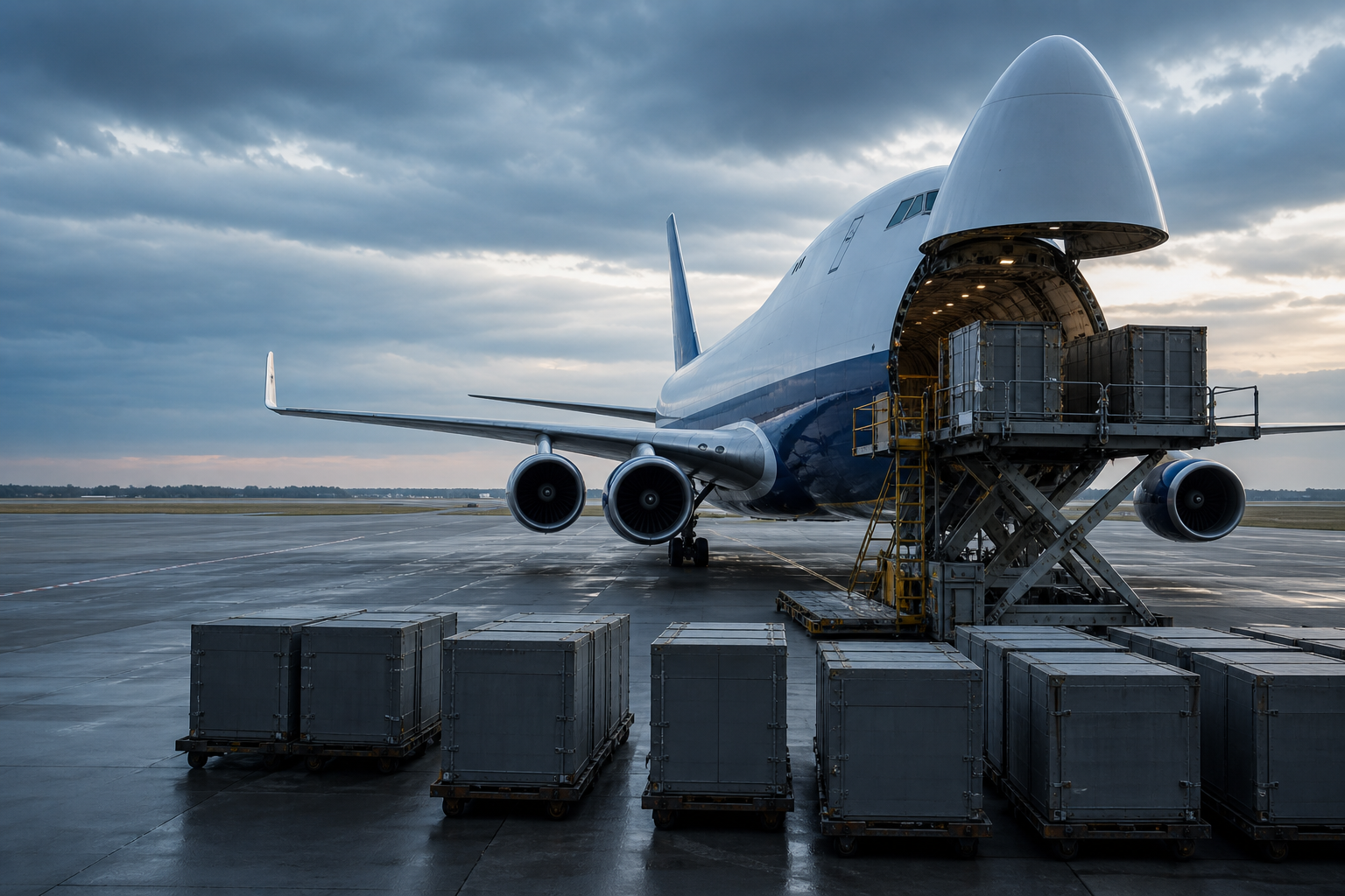 Air freight planning for time-sensitive cargo