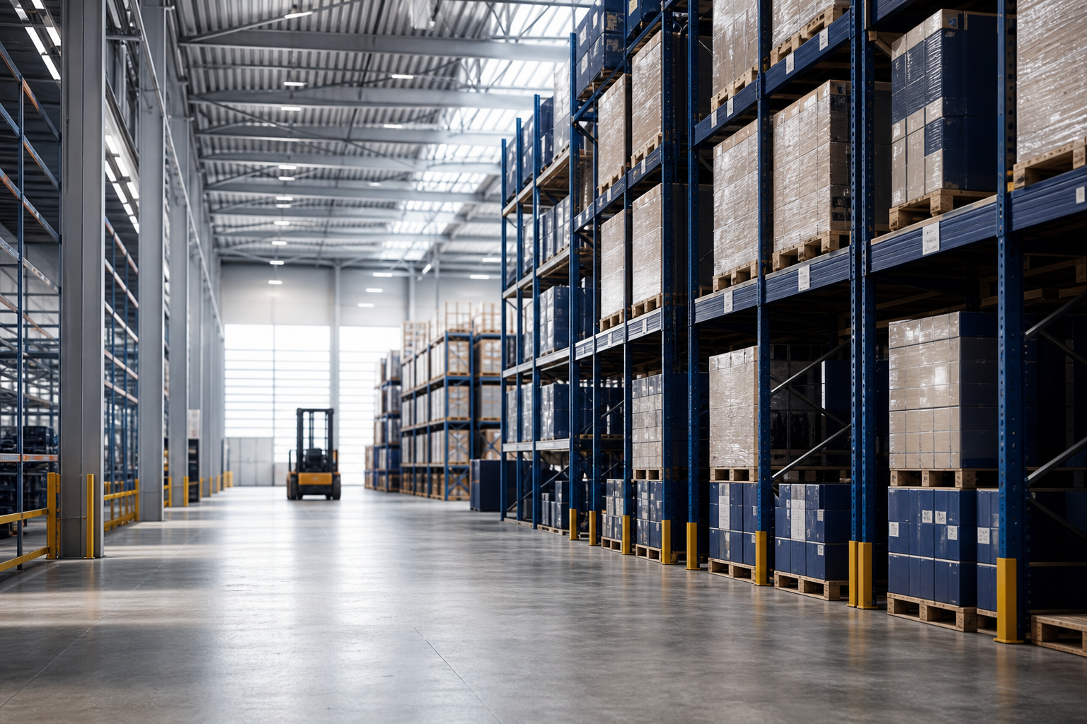 Warehouse consolidation as a control point in the delivery chain