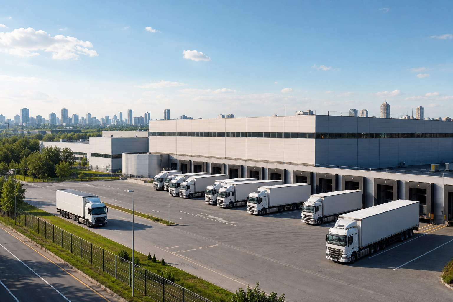 Illustrative warehouse network in Russia